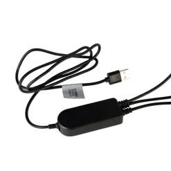 Schwarze Tischleuchte inkl. LED mit Fernbedienung und RGB - Arnold