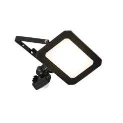 Schwarzer Heizkörper inkl. LED 30W IP65 mit Bewegungssensor - Levana