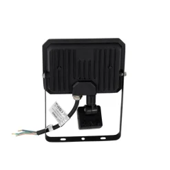 Schwarzer Heizkörper inkl. LED 30W IP65 mit Bewegungssensor - Levana