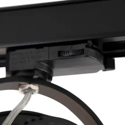 Schwarzer Schienenstrahler für 3-Phasen-Schiene GU10 111cm - 3-Phasen-Experte