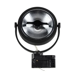 Schwarzer Schienenstrahler für 3-Phasen-Schiene GU10 111cm - 3-Phasen-Experte