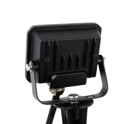 Schwarzer Strahler inkl. LED mit Erdungsstift IP65 - Levana