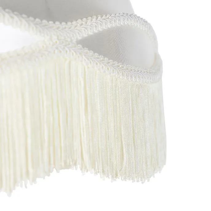 Seidenlampenschirm Creme 45/30/44 - Granny