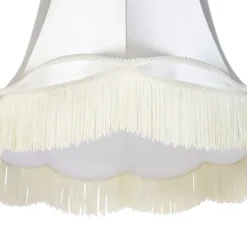 Seidenlampenschirm Creme 45/30/44 - Granny