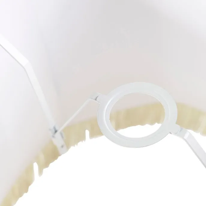 Seidenlampenschirm Creme 45/30/44 - Granny