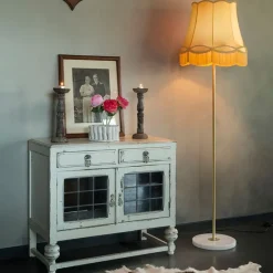 Seidenlampenschirm Gold 45/30/44 - Granny