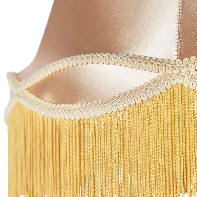 Seidenlampenschirm Gold 45/30/44 - Granny