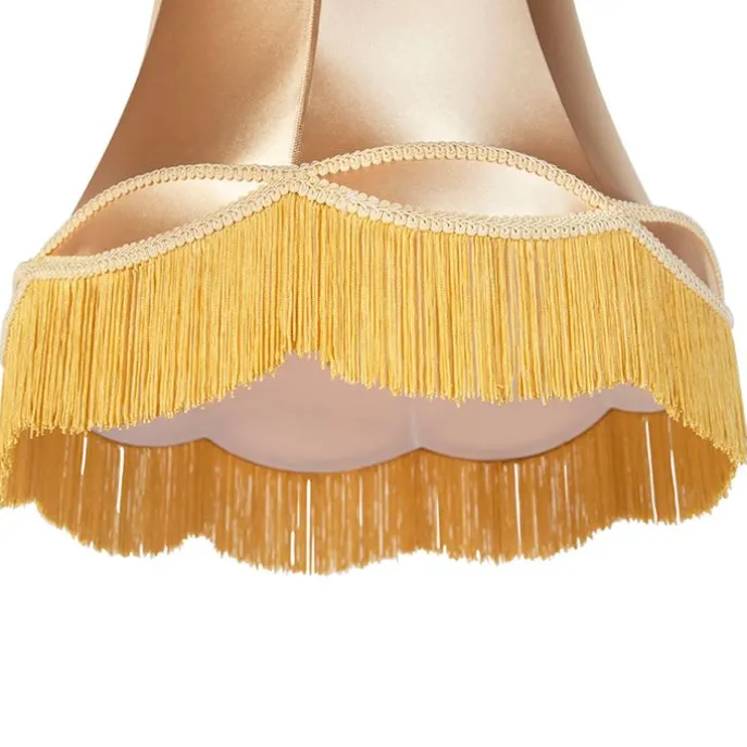 Seidenlampenschirm Gold 45/30/44 - Granny