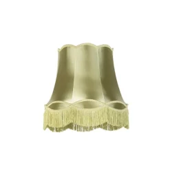 Seidenlampenschirm grün 45/30/44 - Granny