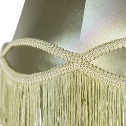 Seidenlampenschirm grün 45/30/44 - Granny