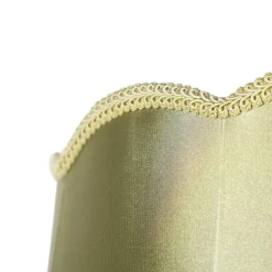 Seidenlampenschirm grün 45/30/44 - Granny