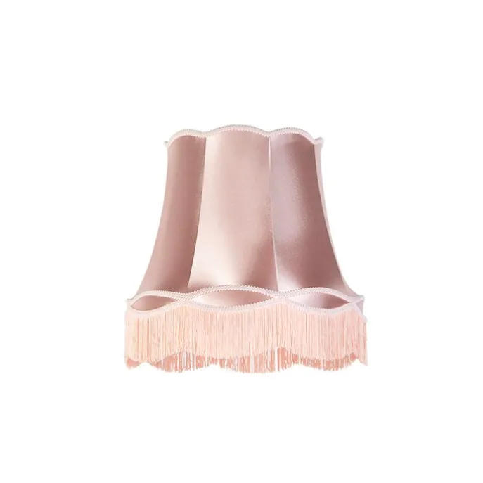 Seidenlampenschirm Rosa 45/30/44 - Granny