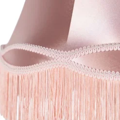 Seidenlampenschirm Rosa 45/30/44 - Granny