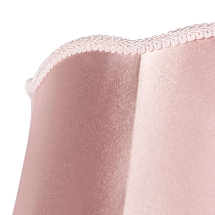Seidenlampenschirm Rosa 45/30/44 - Granny