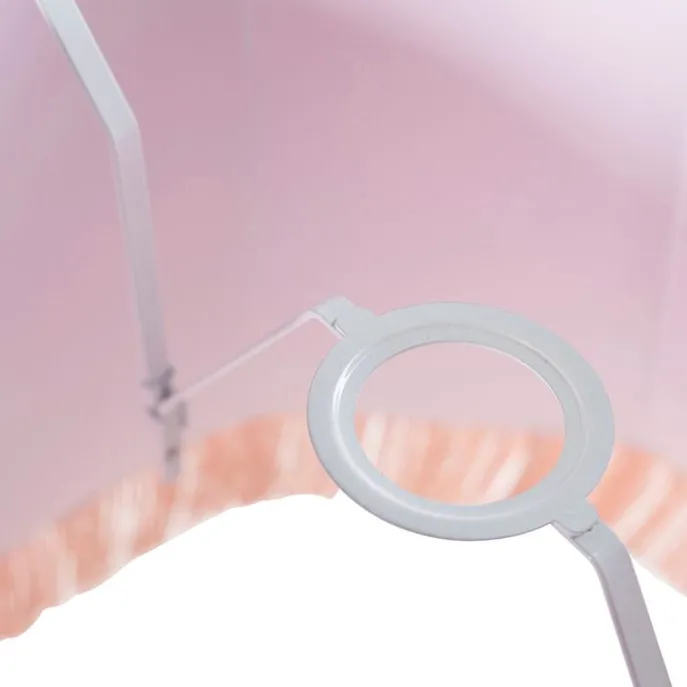 Seidenlampenschirm Rosa 45/30/44 - Granny