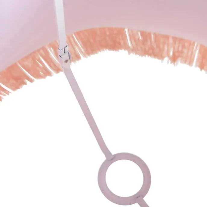 Seidenlampenschirm Rosa 45/30/44 - Granny