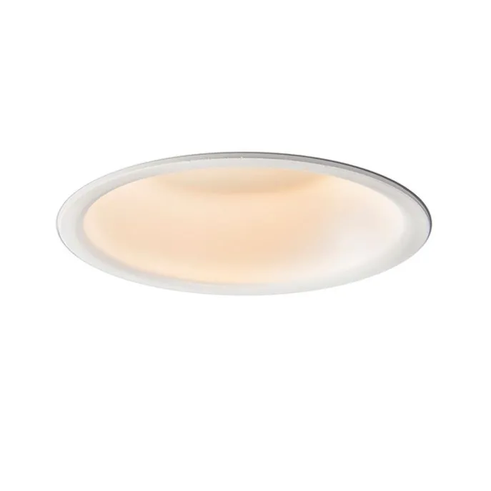 Set aus 3 Einbaustrahlern weiß rund - Dept