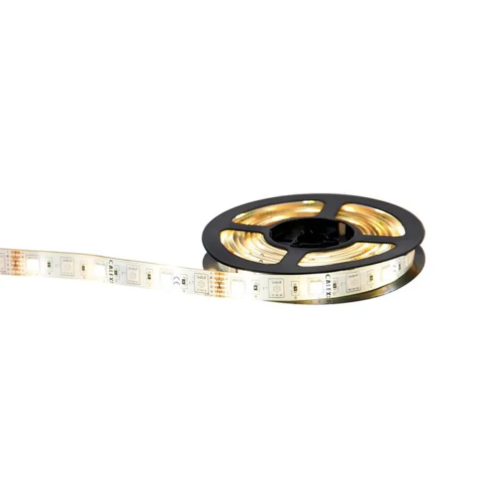 Set aus 2 smarten LED-Streifen RGBW und dimmbar in Kelvin 2 m inkl. Treiber