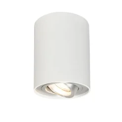 Set aus 4 Spots weiß schwenk- und kippbar - Rondoo 1 up