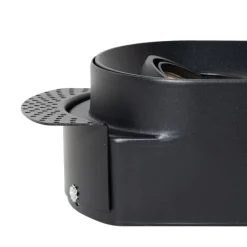 Set mit 6 abgerundeten Einbaustrahlern schwarz GU10 50mm 2-Licht - Hubs