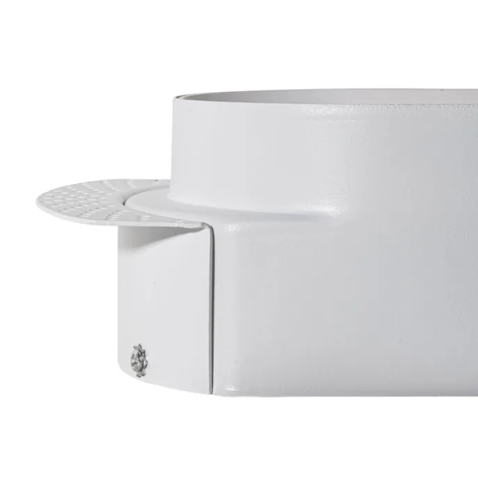 Set mit 6 abgerundeten Einbaustrahlern Weiß GU10 50mm 2-Licht - Hubs