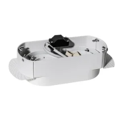 Set mit 6 abgerundeten Einbaustrahlern Weiß GU10 50mm 2-Licht - Hubs