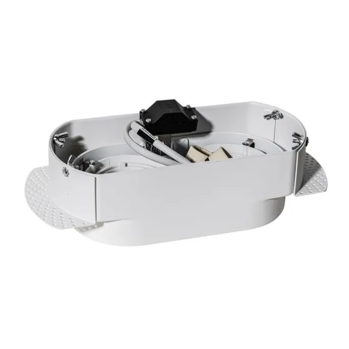 Set mit 6 abgerundeten Einbaustrahlern Weiß GU10 50mm 2-Licht - Hubs