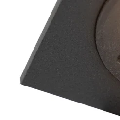 Set mit 3 Bad-Downlights schwarz IP44 - Xena Square