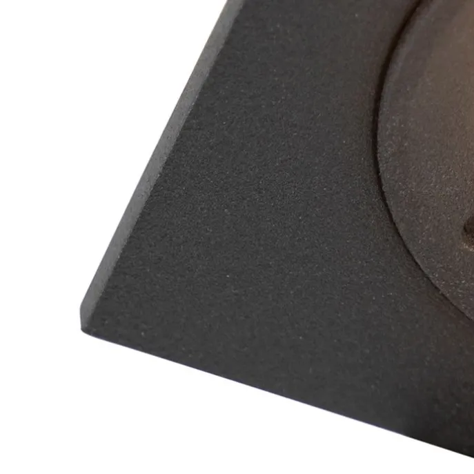 Set mit 3 Bad-Downlights schwarz IP44 - Xena Square