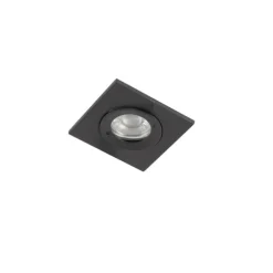 Set mit 3 Bad-Downlights schwarz IP44 - Xena Square