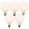 Set mit 5 dimmbaren E27 LED-Glühbirnen Opal G125 5W 450 lm 2700K