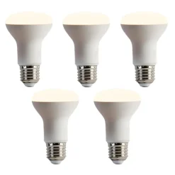 Set mit 5 dimmbaren E27 LED-Glühbirnen R63 6,2W 520lm 2700K