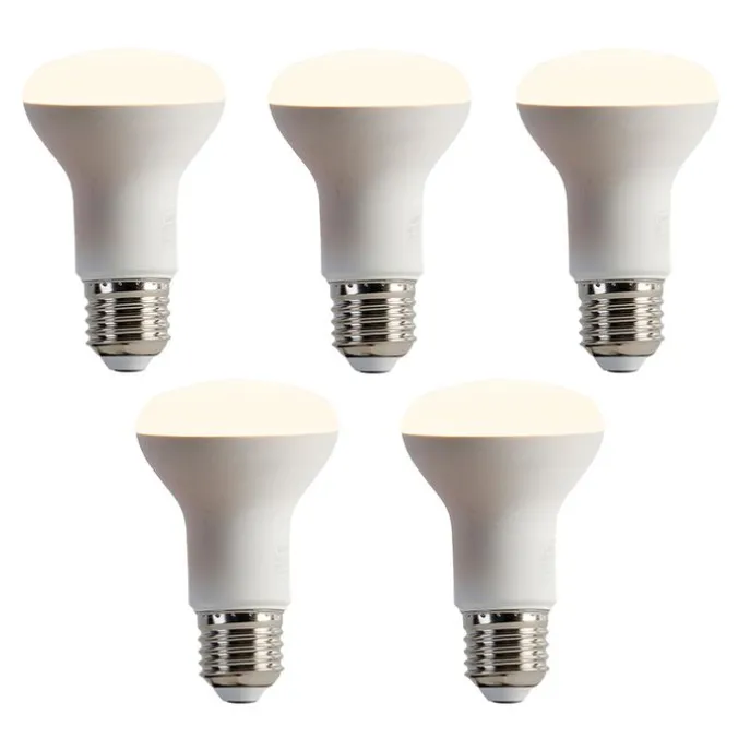 Set mit 5 dimmbaren E27 LED-Glühbirnen R63 6,2W 520lm 2700K