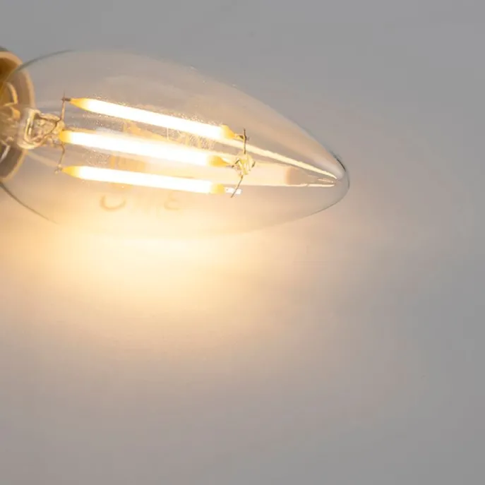 Set mit 5 dimmbaren E14-LED-Kerzenlampen B35 klar 3W 250 lm 2700K