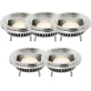 Set mit 5 dimmbaren G53 LED-Leuchtmitteln AR111 12W 600lm 2700K