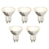 Set mit 5 dimmbaren GU10 LED-Glühbirnen 8W 650lm 2700K