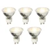 Set mit 5 dimmbaren GU10 LED-Lampen 4W 300lm 2700K