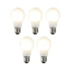 Set mit 5 dimmbaren LED-Glühlampen E27 A60 7W 806 lm 2700K