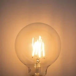 Set mit 5 E27 dimmbare LED-Glühbirne G95 5W 450lm 2200K