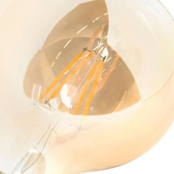 Set mit 5 E27 dimmbaren LED-Lampen G95 Gold 5W 380 lm 2200K