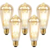 Set mit 5 E27 LED-Lampen, dimmbar bis warmes Gold, 8 W, 806 lm, 2000-2700 K