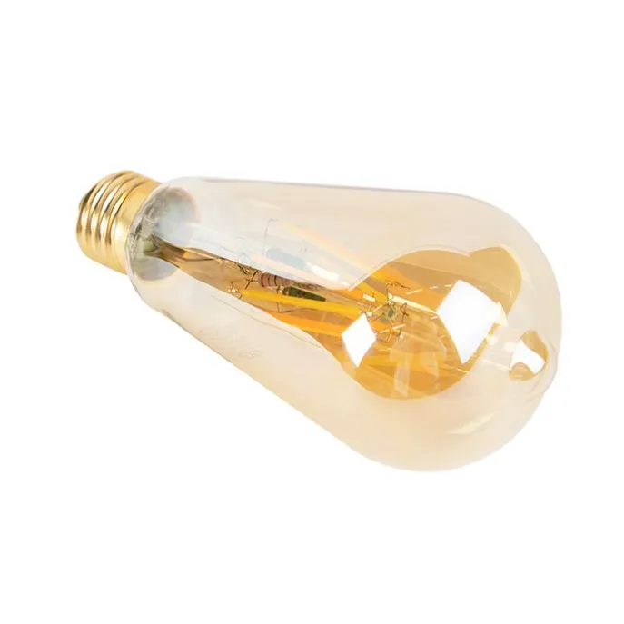 Set mit 5 E27 LED-Lampen, dimmbar bis warmes Gold, 8 W, 806 lm, 2000-2700 K