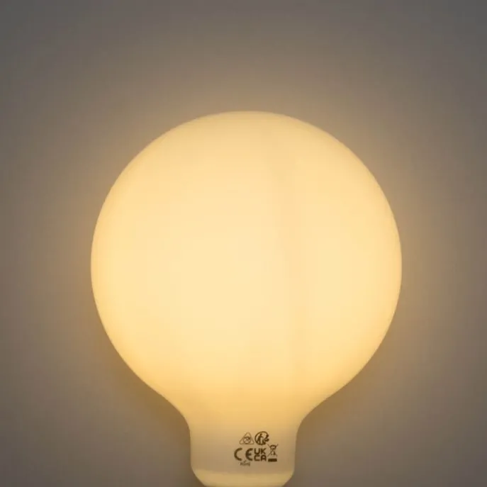 Set mit 5 E27 3-Stufen dimmbare LED-Glühbirne Opal G125 4W 450lm 2700K