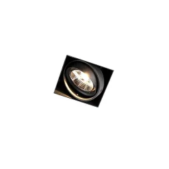 Set mit 6 Einbauspots schwarz GU10 AR70 randlos - Oneon