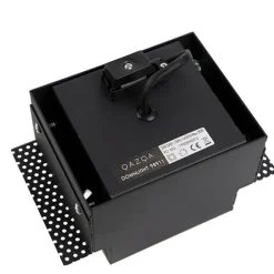 Set mit 6 Einbauspots schwarz GU10 AR70 randlos - Oneon