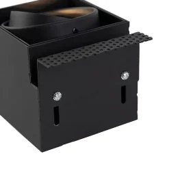 Set mit 6 Einbauspots schwarz GU10 AR70 randlos - Oneon