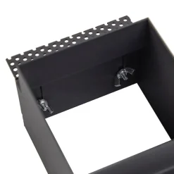 Set mit 6 Einbauspots schwarz GU10 AR70 randlos - Oneon