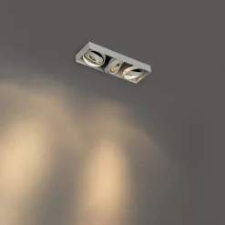 Set mit 6 Einbauspots weiß GU10 AR70 Trimless 3-Licht - Oneon