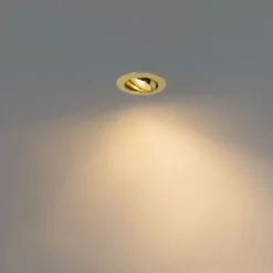 Set mit 12 Einbaustrahlern Messing GU10 35mm - Edu