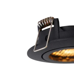 Set mit 6 Einbaustrahlern schwarz verstellbar - Ude Honey